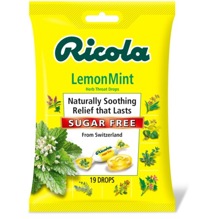 Ricola Ricola Lemon-Mint Throat Drops 19 Count, PK24 2705